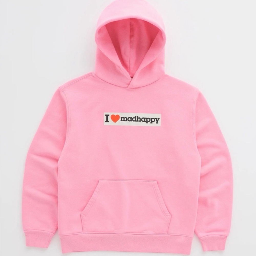 madhappy pink Valentine’s Day hoodie